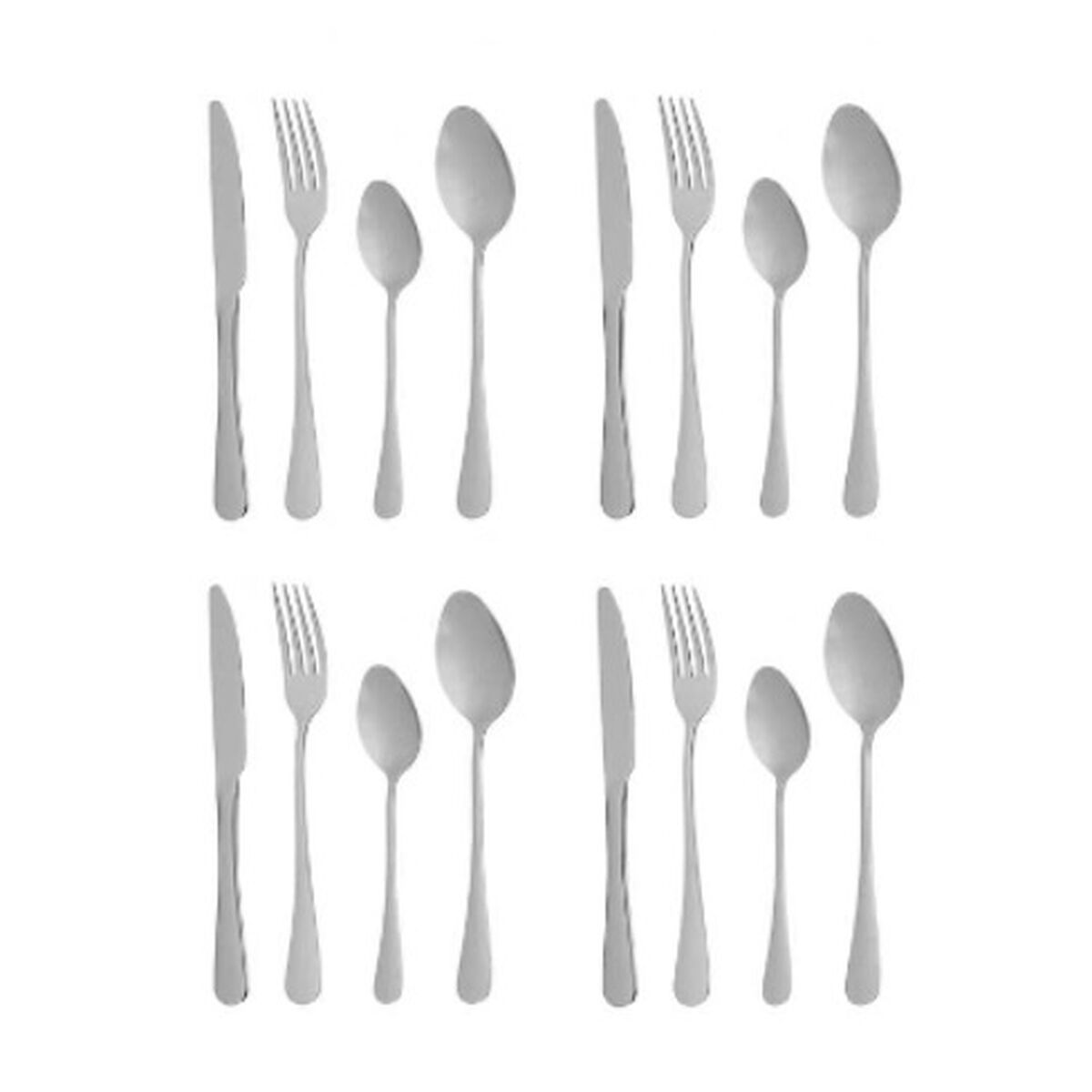 Bestickset Silvrig Rostfritt stål (6 antal) - 2