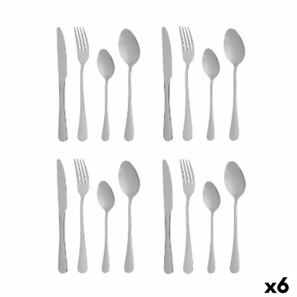 Bestickset Silvrig Rostfritt stål (6 antal)