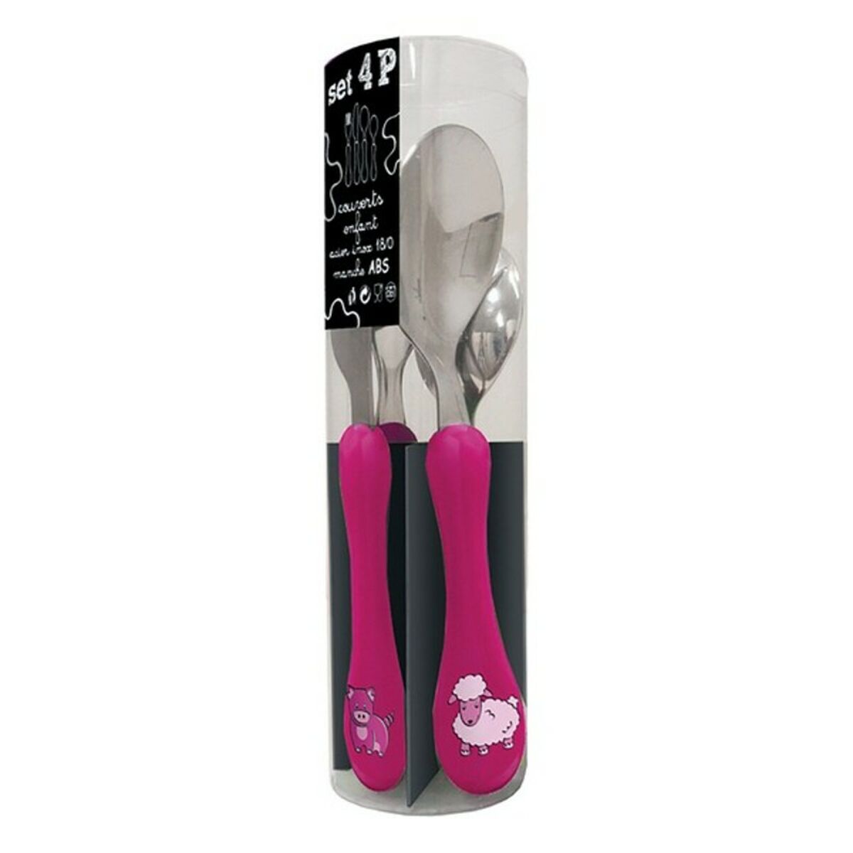 Bestick-set Amefa Enfant Metall Dvobarvna, Färg: Grön - 8