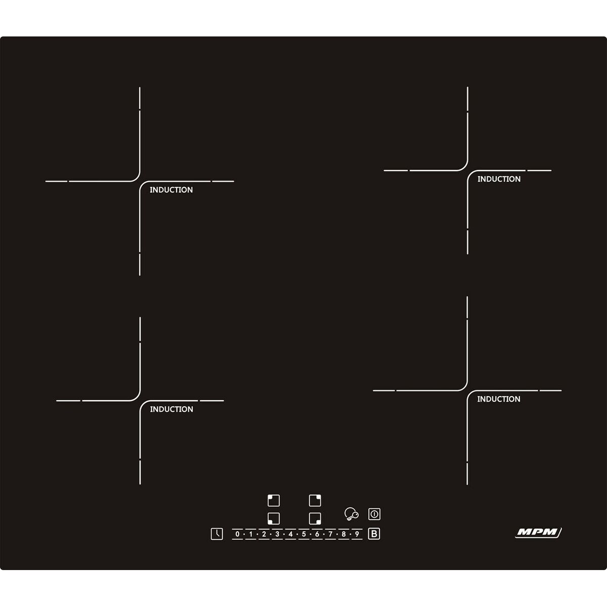Induktionshäll Mpm 60-IM-11 58 cm 51 cm 7000 W