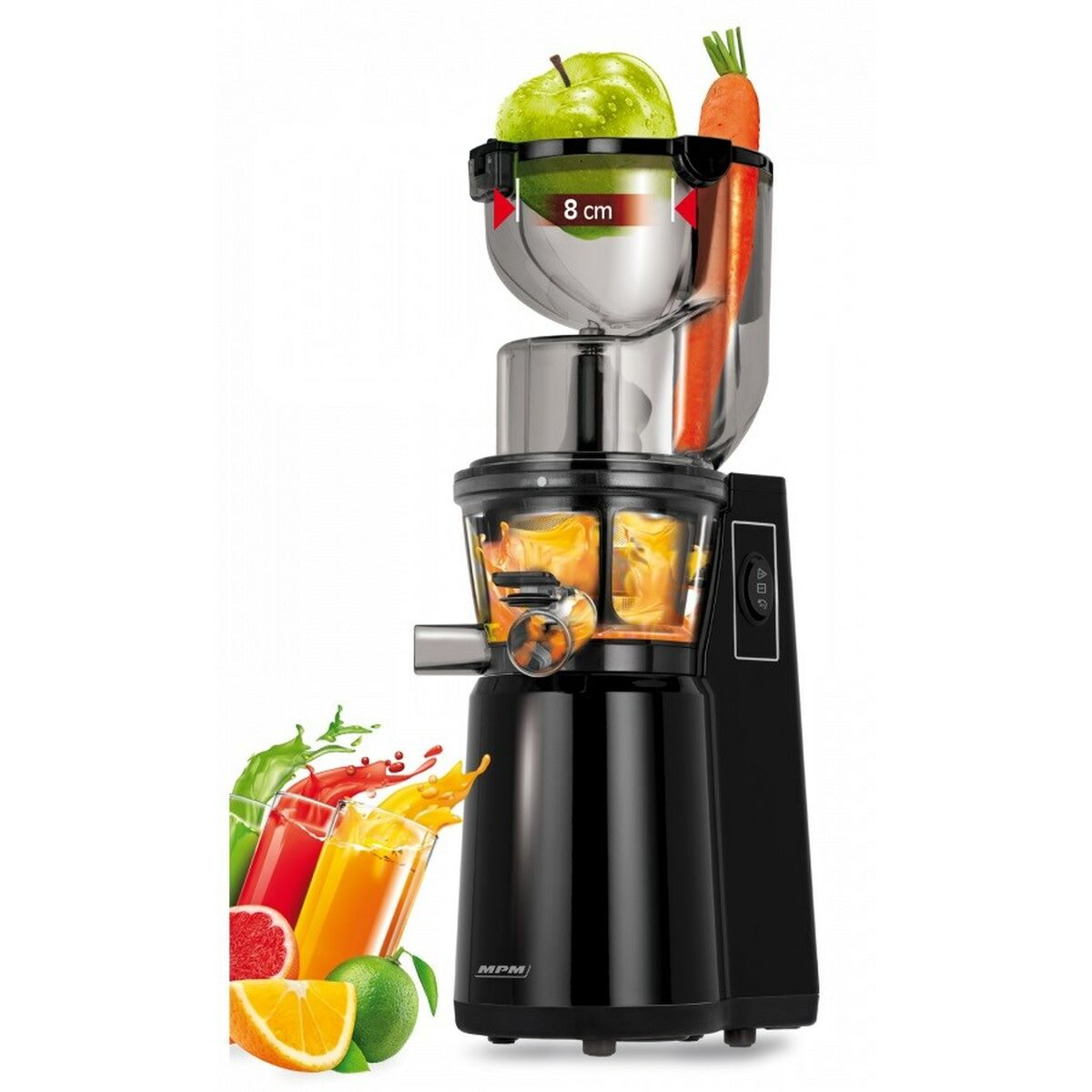 Elektrisk Juicepress Mpm MSO-16 Svart 200 W 1 L - 2