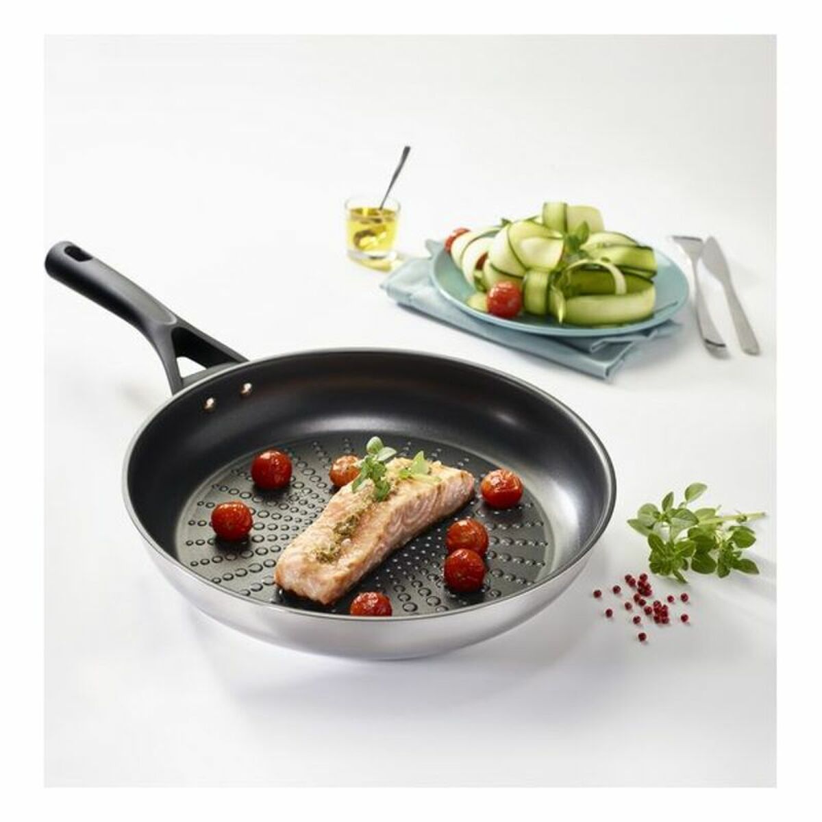 Non-stick-panna Pyrex Expert Rostfritt stål, Mått: 20 cm - 5