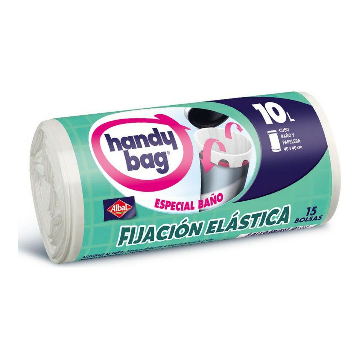 Soppåsar Albal Handy Bag Parfymerad Bad  15 x 10 L