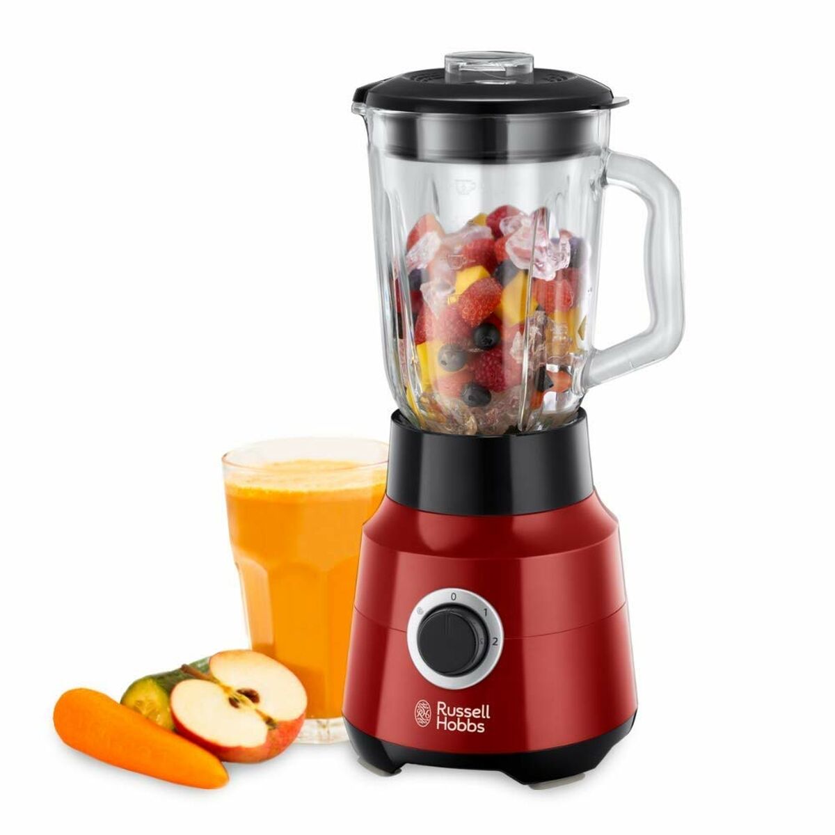 Glasmixer Russell Hobbs Desire 1,5 L 650W Svart Röd 650 W - 3