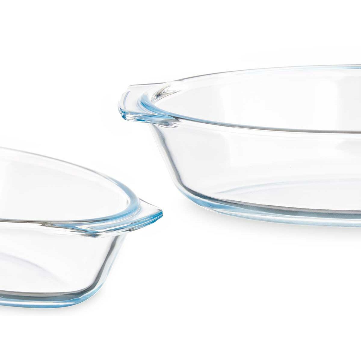 Servingsfat Med handtag Transparent Borosilikatglas 700 ml 23,6 x 5,3 x 13 cm (18 antal) - 2