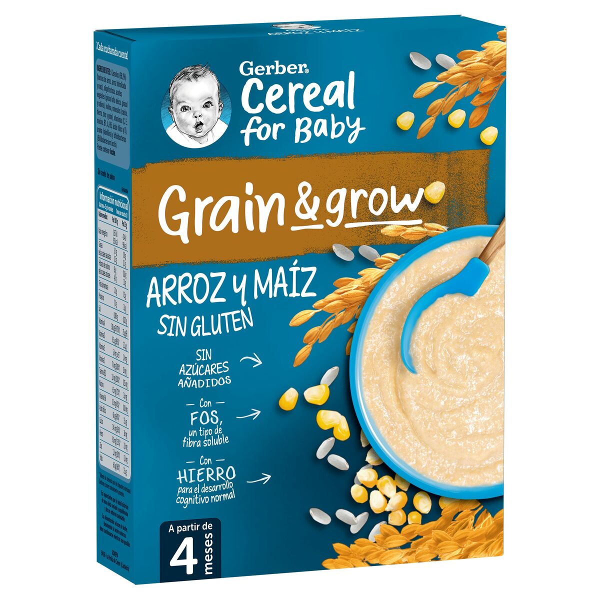 Puré för barn Nestlé Gerber Grain & Grow Majs 250 g