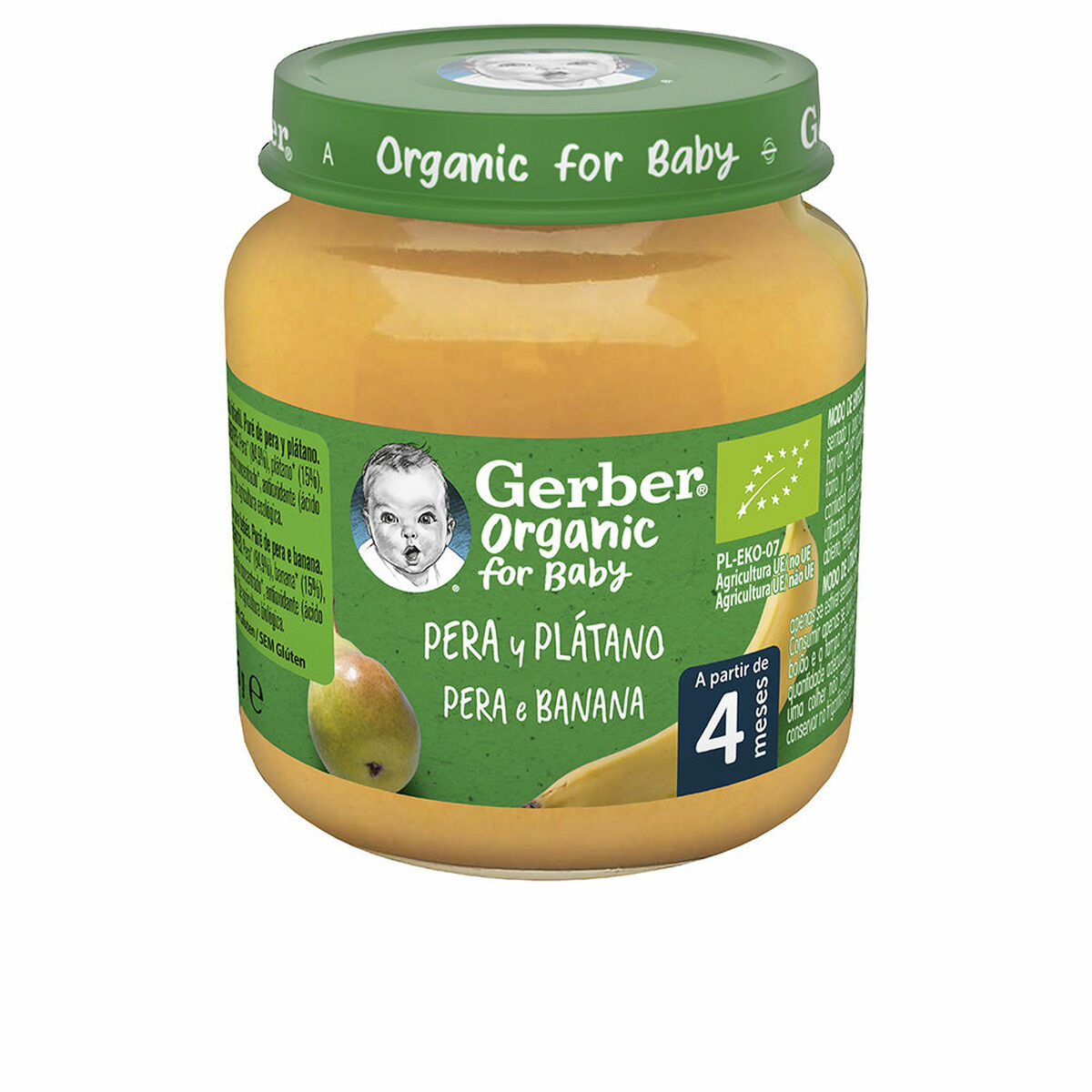 Barnmat Nestlé Gerber Organic Pera Banan