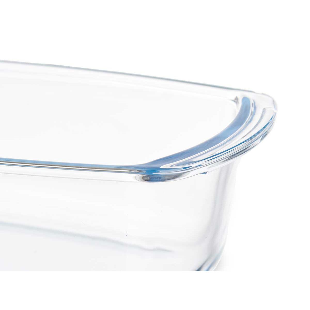 Servingsfat Med handtag Transparent Borosilikatglas 1,6 L 27 x 7,2 x 14 cm (12 antal) - 2
