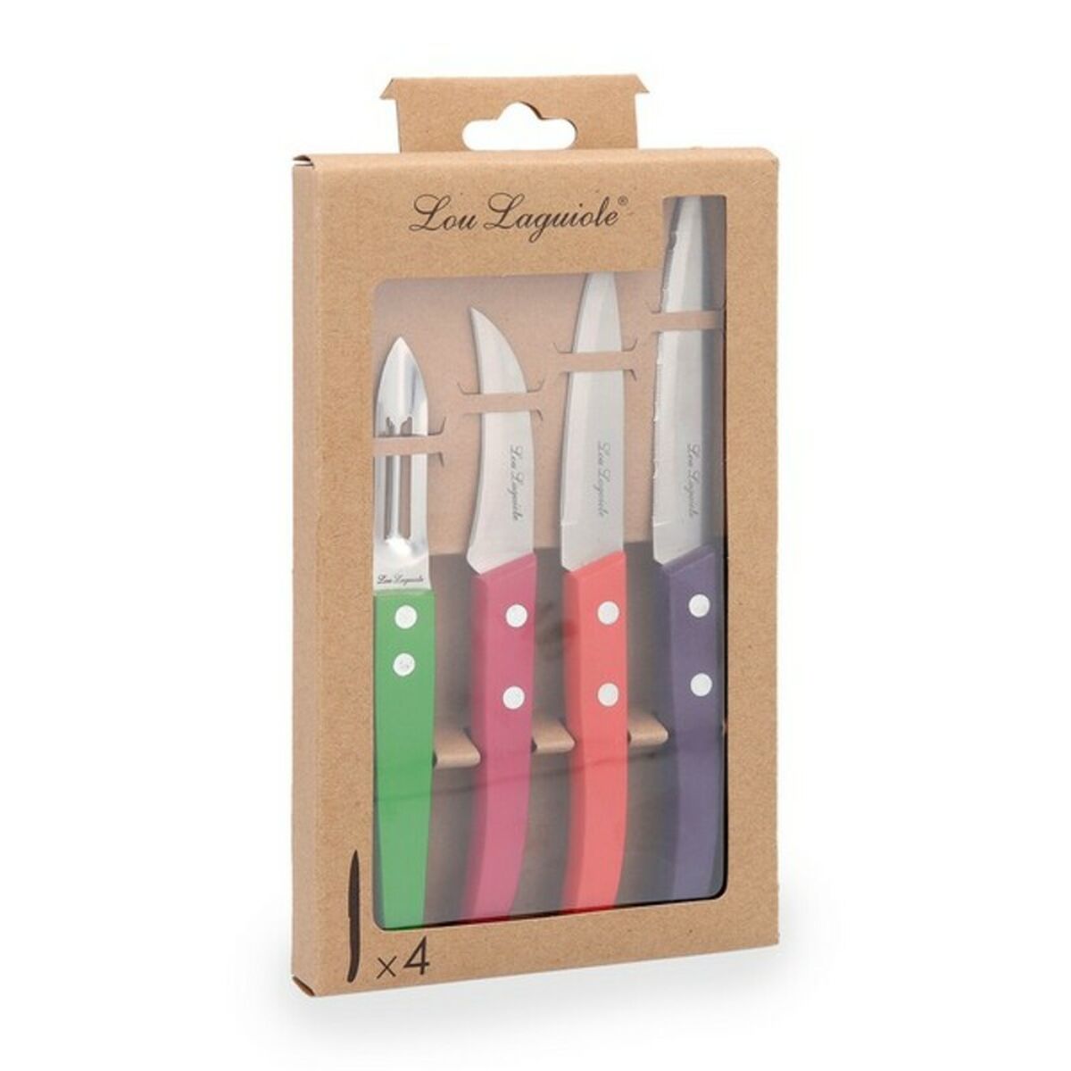 Knivset Amefa Forest Color 4 Delar - 4