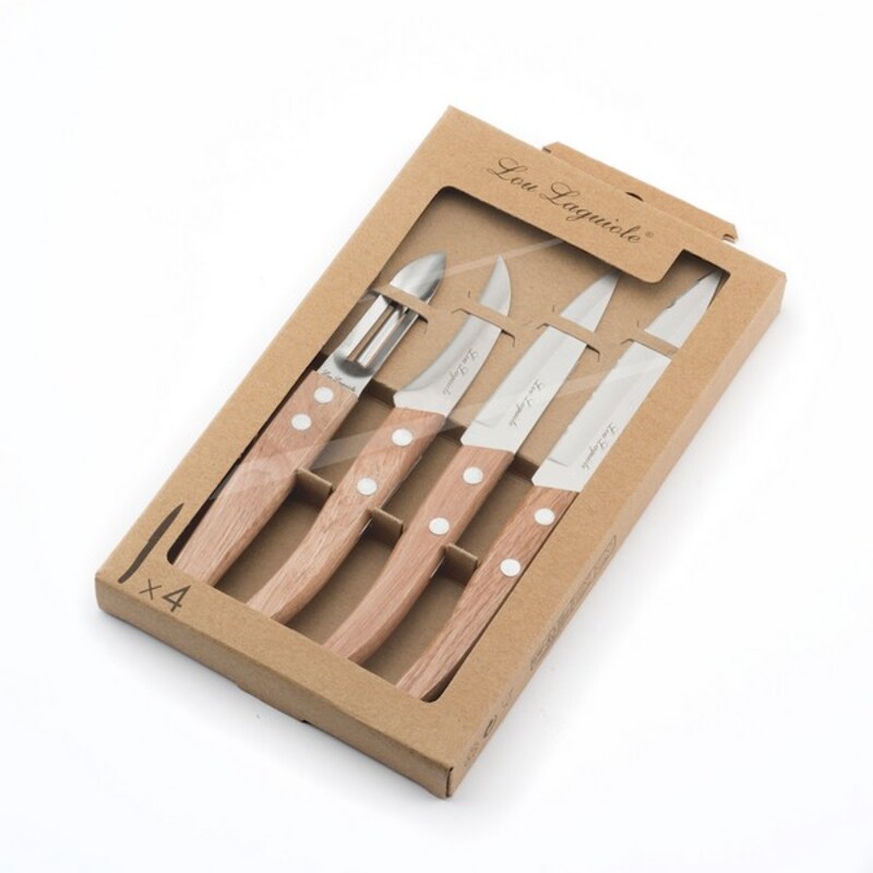 Knivset Amefa Forest Wood 4 Delar - 3