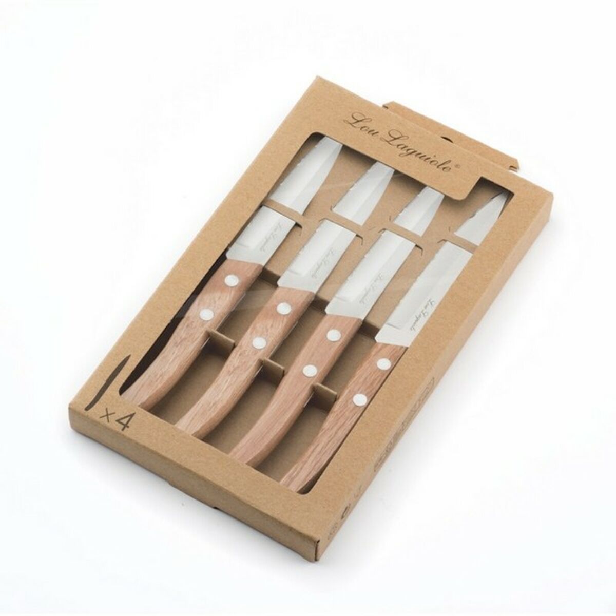 Knivset Amefa 497511NT01PK4 Brun Metall 4 Delar 21,5 cm (4 antal) - 4