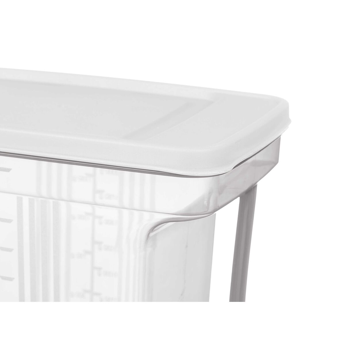 Kylskåpsarrangör Grå Transparent Plast 2,5 L 20,5 x 17 x 13 cm (24 antal) - 2