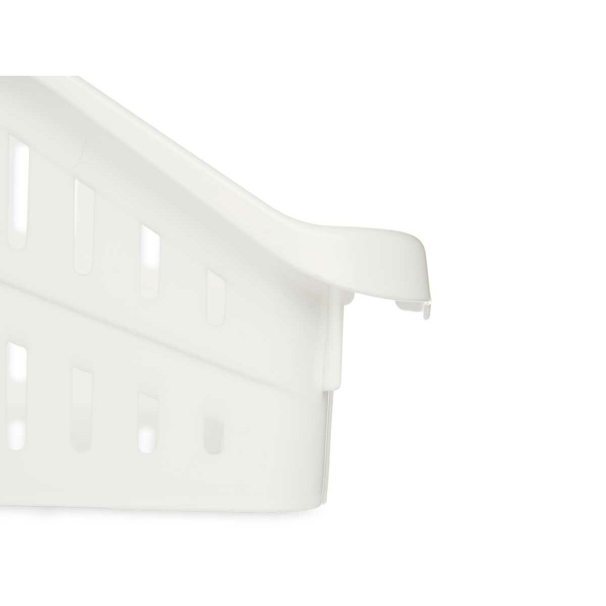 Kylskåpsarrangör Vit Plast 26 x 9,3 x 30,5 cm (24 antal) - 2