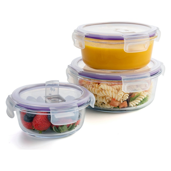 Lunchlåda Quid Frost Transparent Glas, Kapacitet: 0,95 l - 3