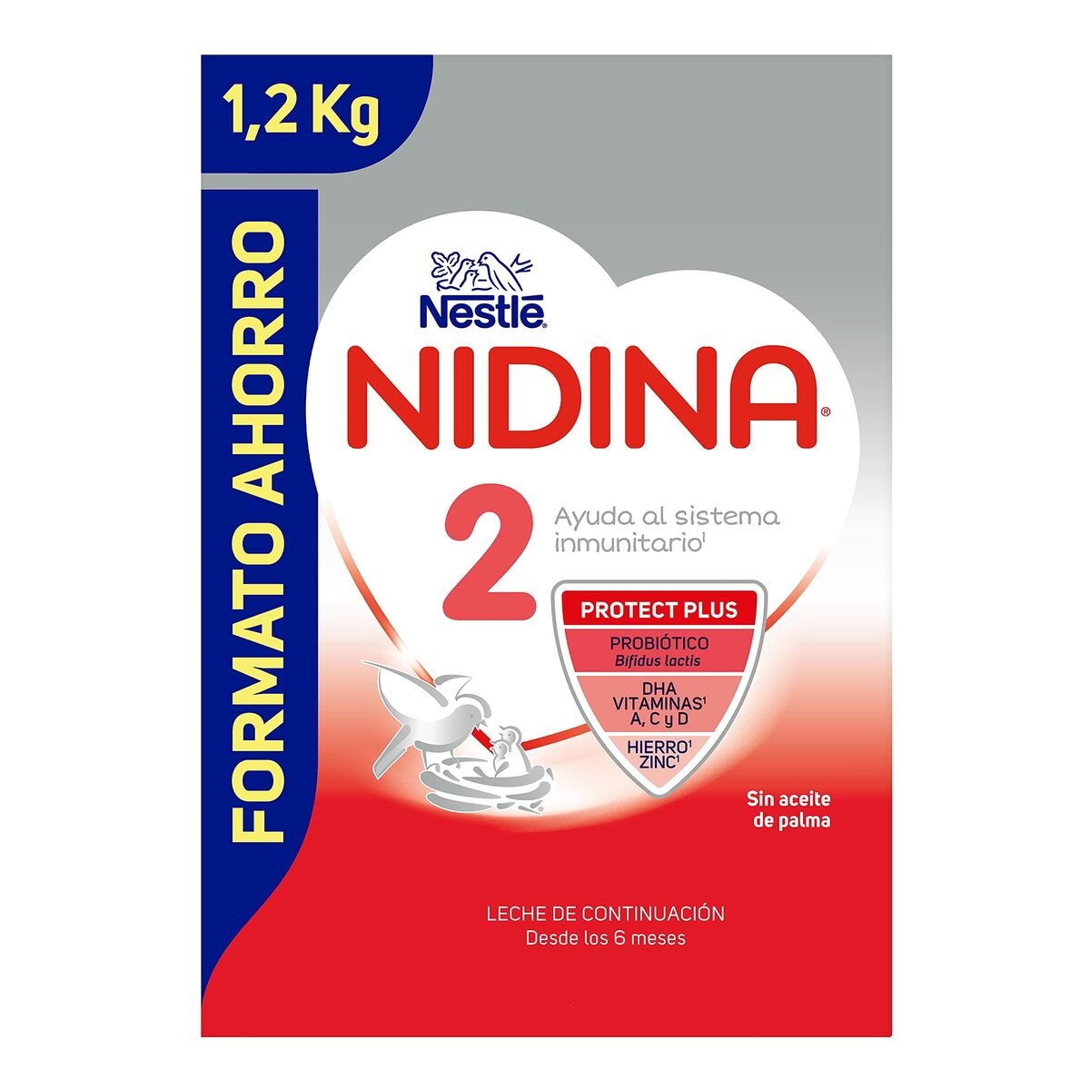 Mjölkpulver Nestlé Nidina 2 600 g - 2