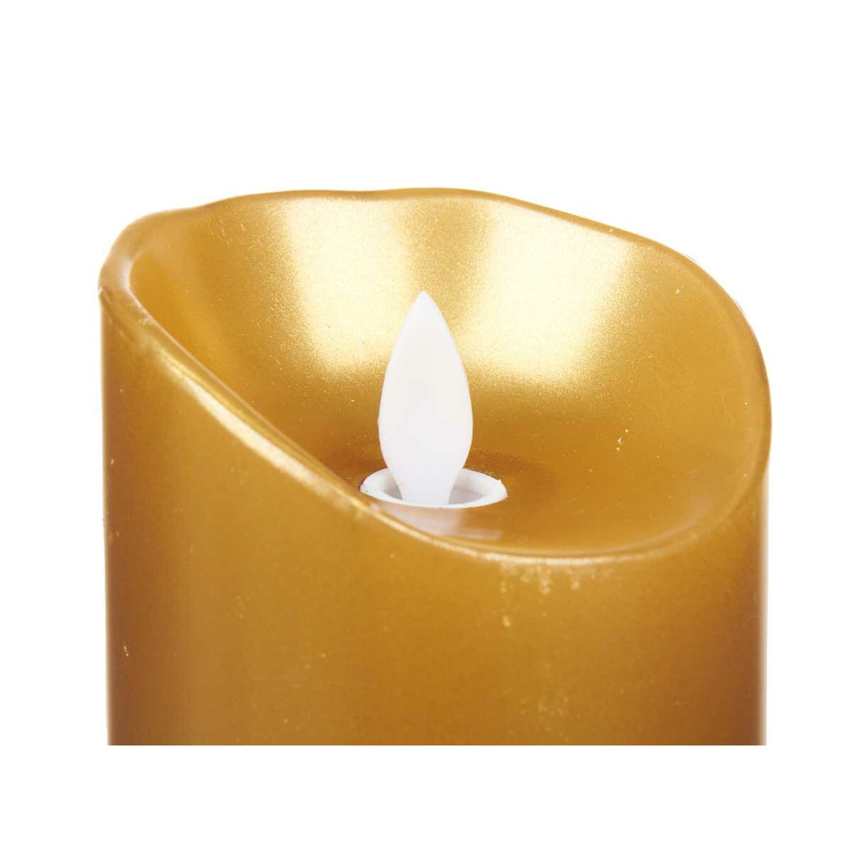 LED Ljus Gyllene 8 x 8 x 25 cm (12 antal) - 2