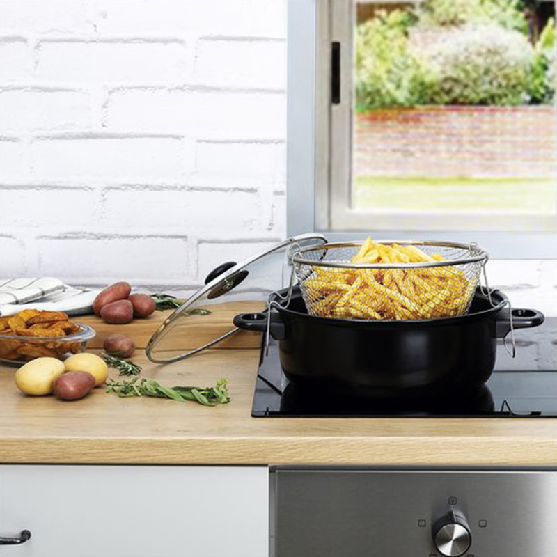Fritös Quid Gante Med lock 320 ml Korg (26 cm) - 2