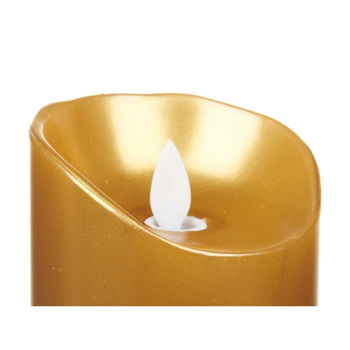 LED Ljus Gyllene 8 x 8 x 20 cm (12 antal) - 2