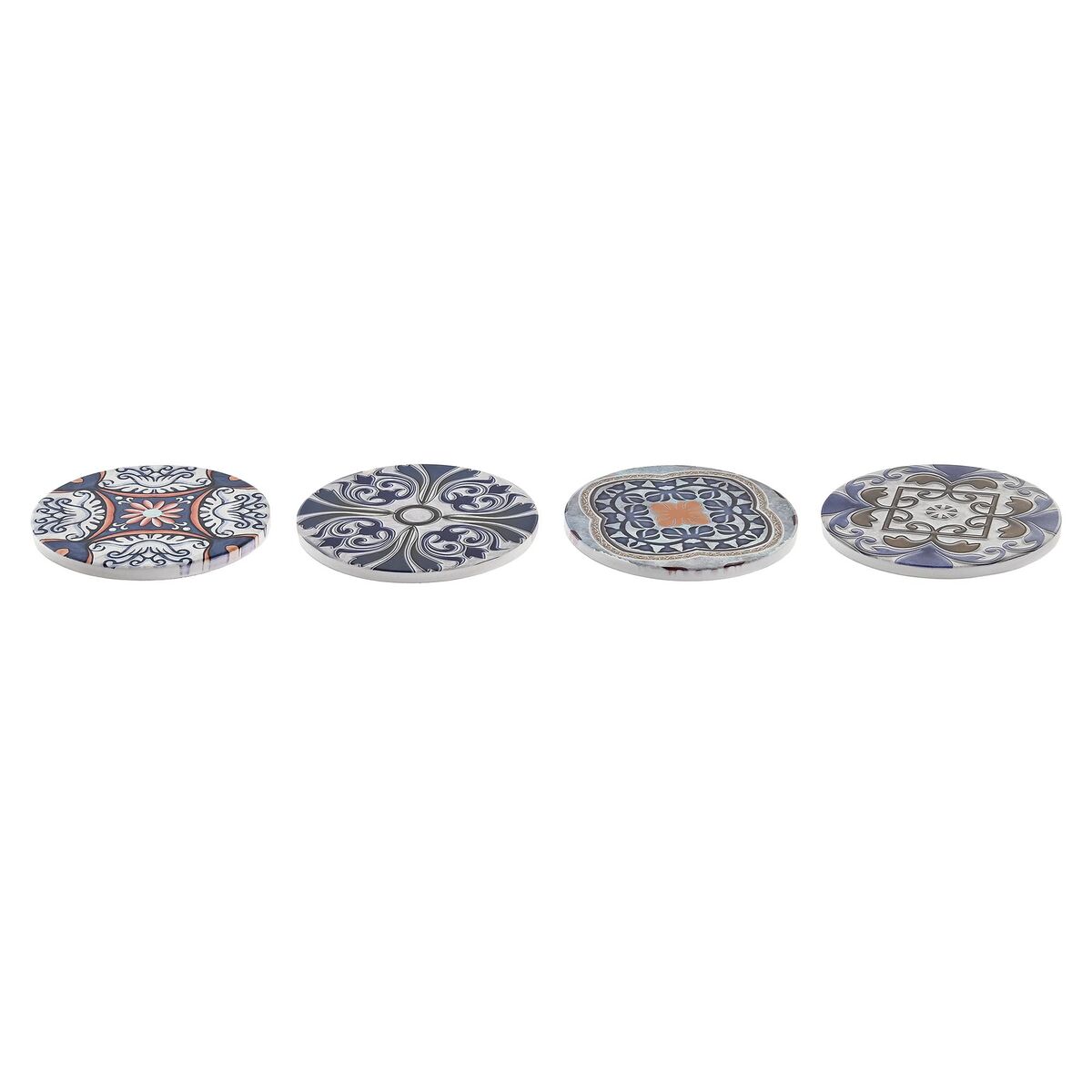 Underlägg DKD Home Decor Kakel 10,8 x 10,8 x 0,7 cm - 3