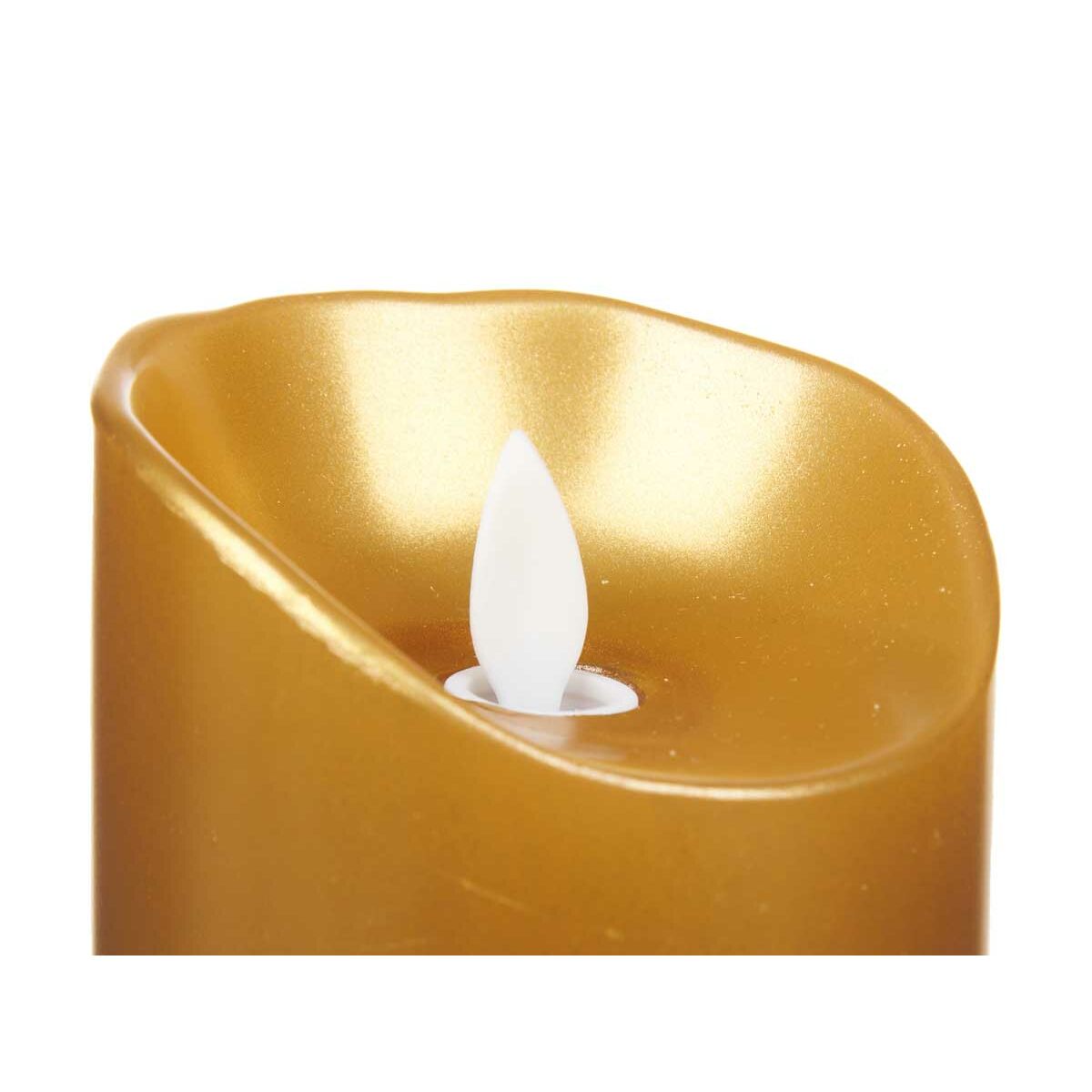 LED Ljus Gyllene 8 x 8 x 15 cm (12 antal) - 2