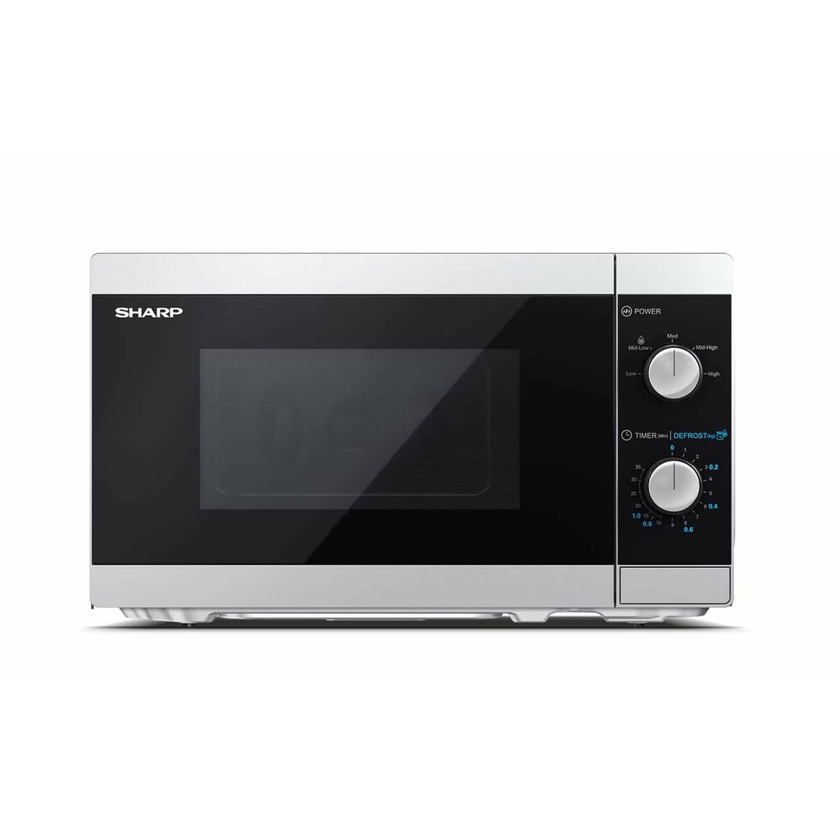 Mikrovågsugnen Sharp YC-MS01E-S  800 W 20 L
