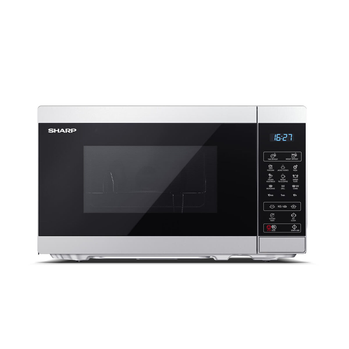 Mikrovågsugn med Grill Sharp YC-MG02E-S Svart 800 W 2250 W 20 L