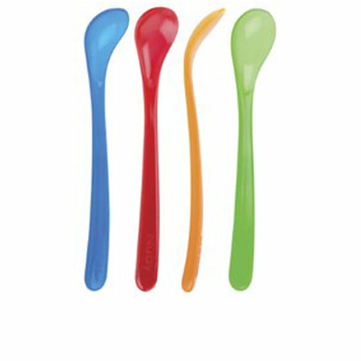 Set med skedar Nûby Multicolour (4 antal)