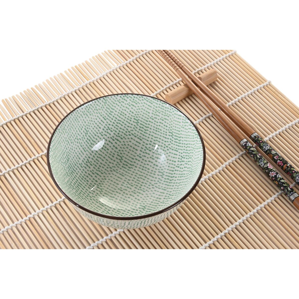 Sushiset DKD Home Decor 14,5 x 14,5 x 35 cm Stengods Orientalisk (16 Delar) - 4