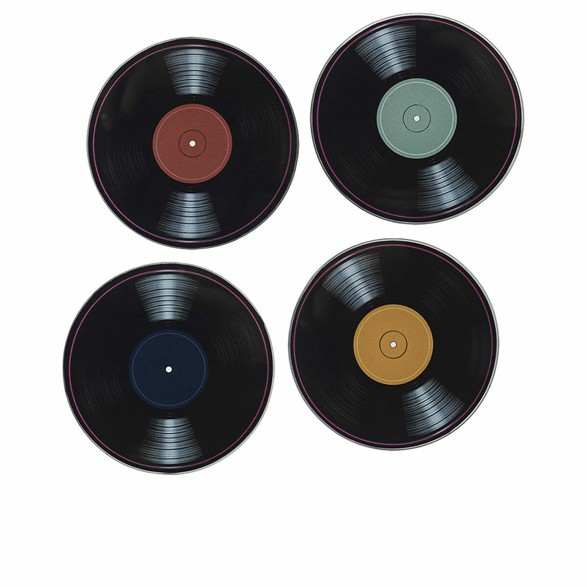 Underlägg Home Deco Factory   Ø 10 cm Vinyl