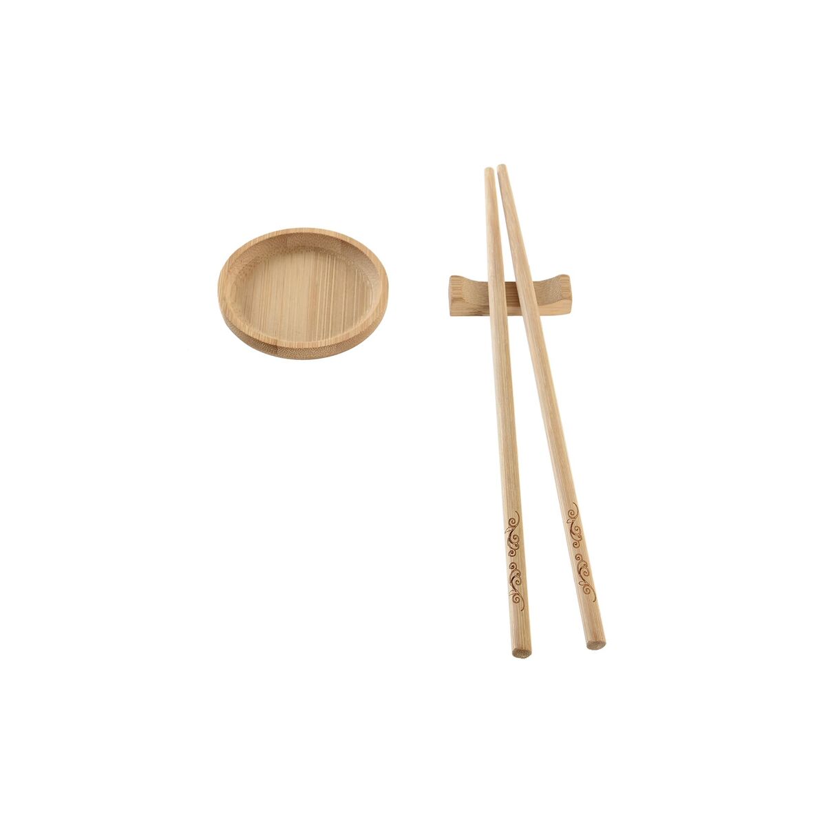 Sushiset DKD Home Decor 24 x 0,5 x 0,5 cm Naturell Orientalisk - 2