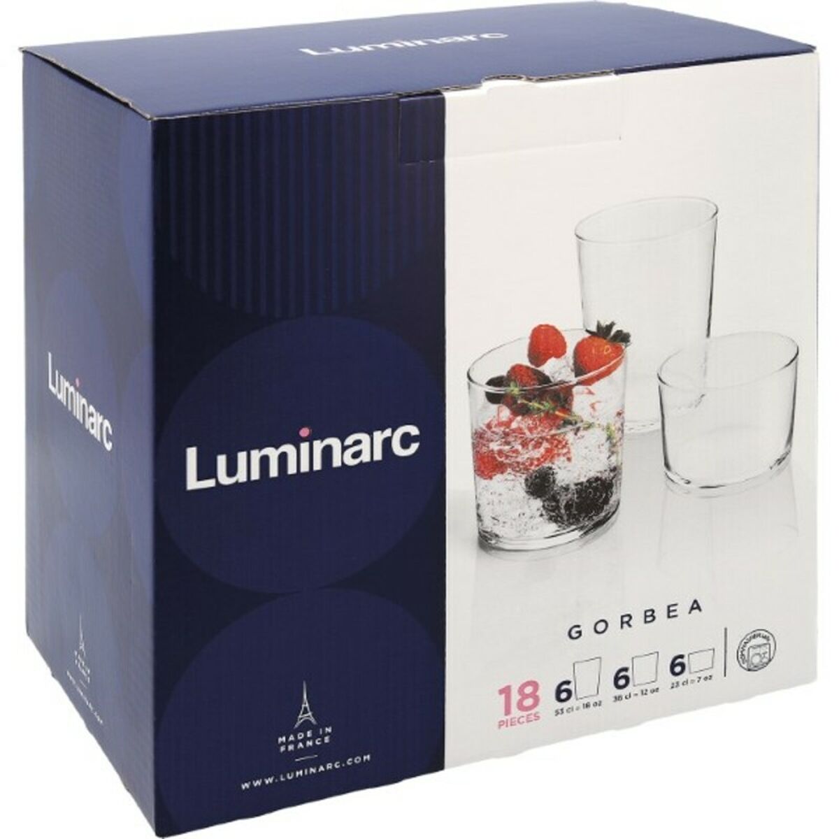 Glasset Luminarc Gorbea Transparent Glas (18 pcs) - 4