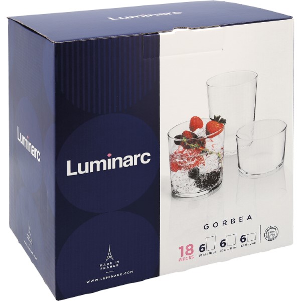 Glasset Luminarc Gorbea Transparent Glas (18 pcs) - 2