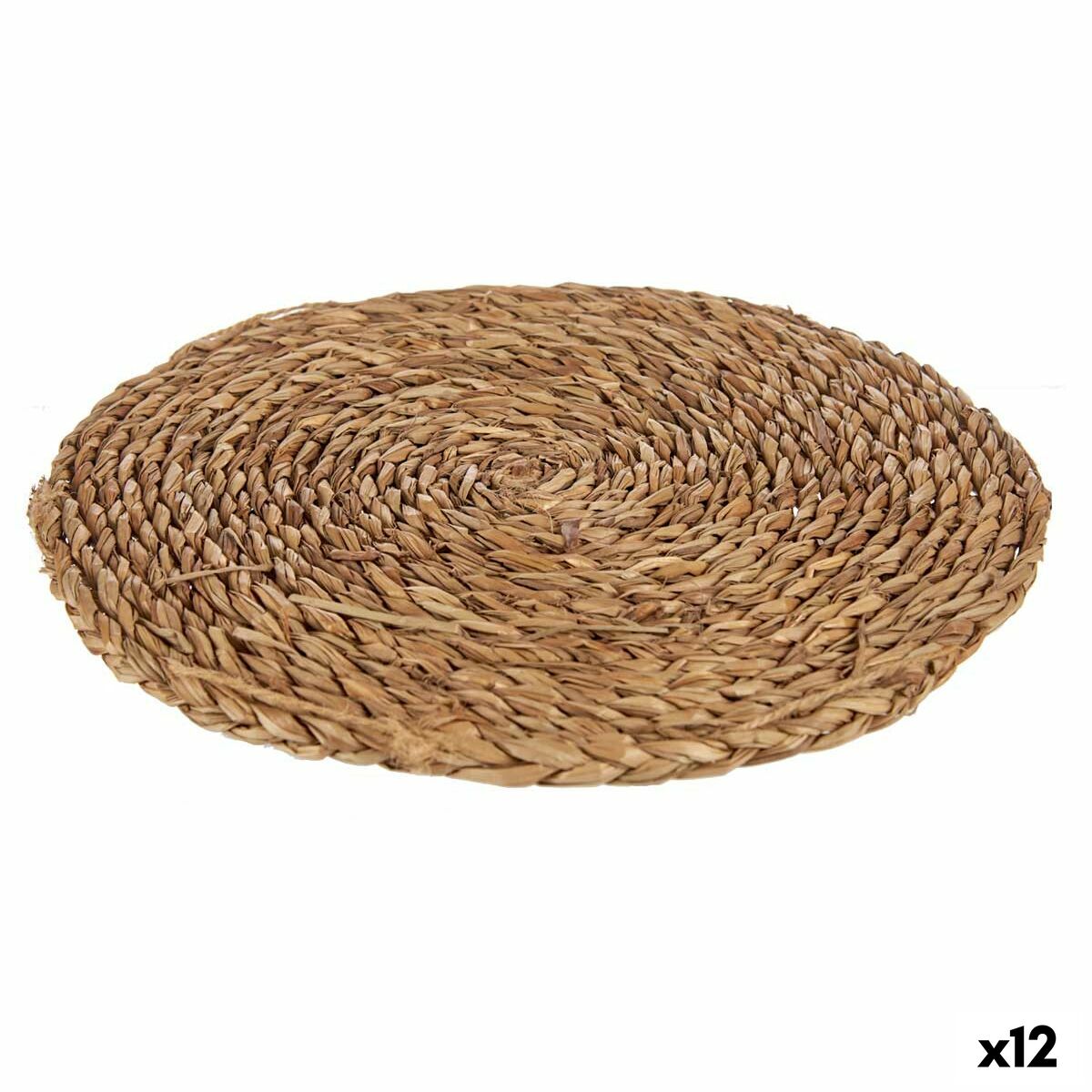 Bordsunderlägg Brun 30 x 1,5 x 30 cm (12 antal)
