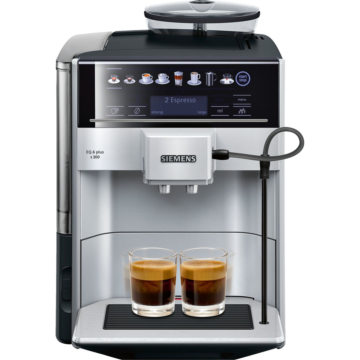 Superautomatisk kaffebryggare Siemens AG TE653311RW Svart Silvrig 1500 W 15 bar 2 Csészék 1,7 L