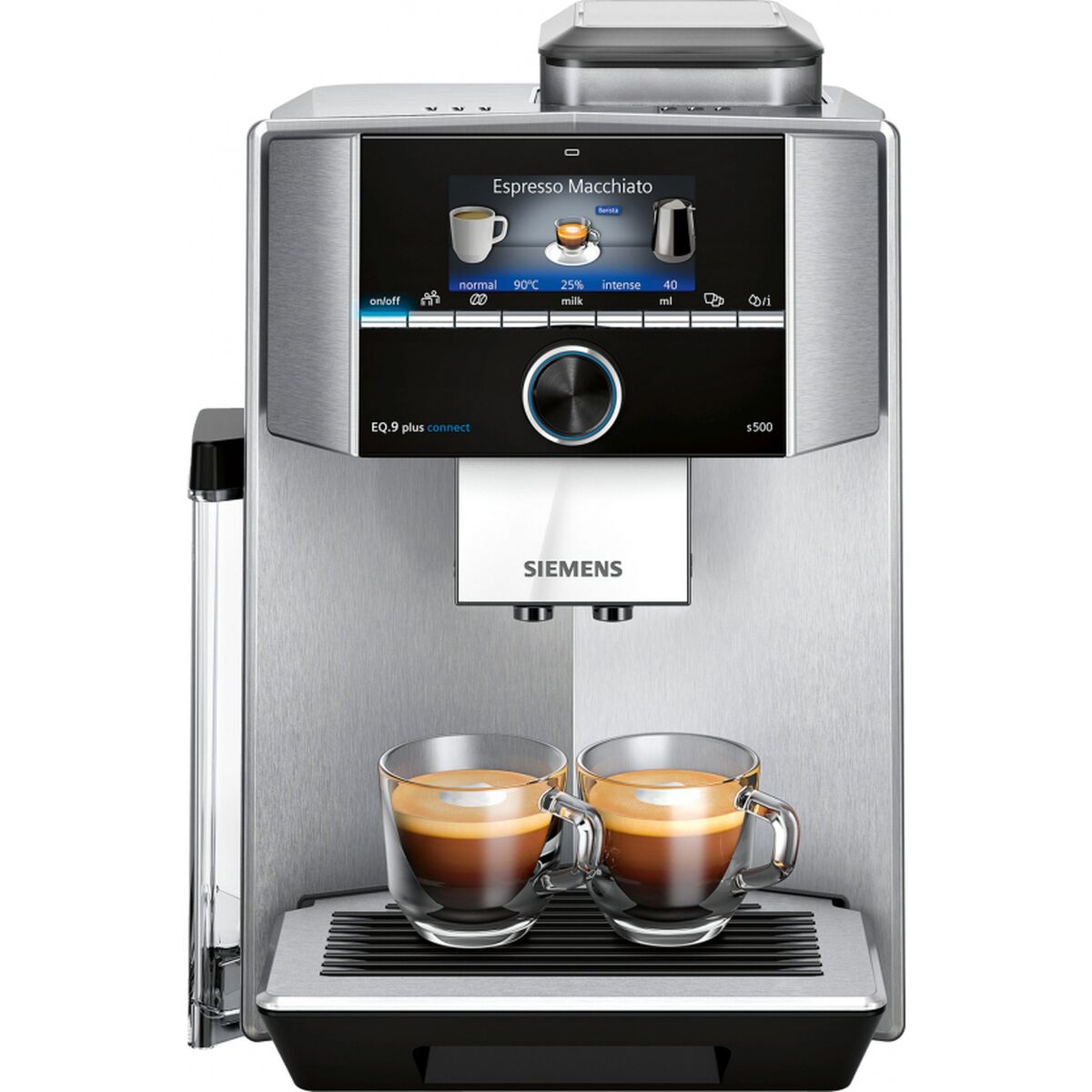 Superautomatisk kaffebryggare Siemens AG s500 Svart Stål Ja 1500 W 19 bar 2,3 L 2 Csészék 1,7 L