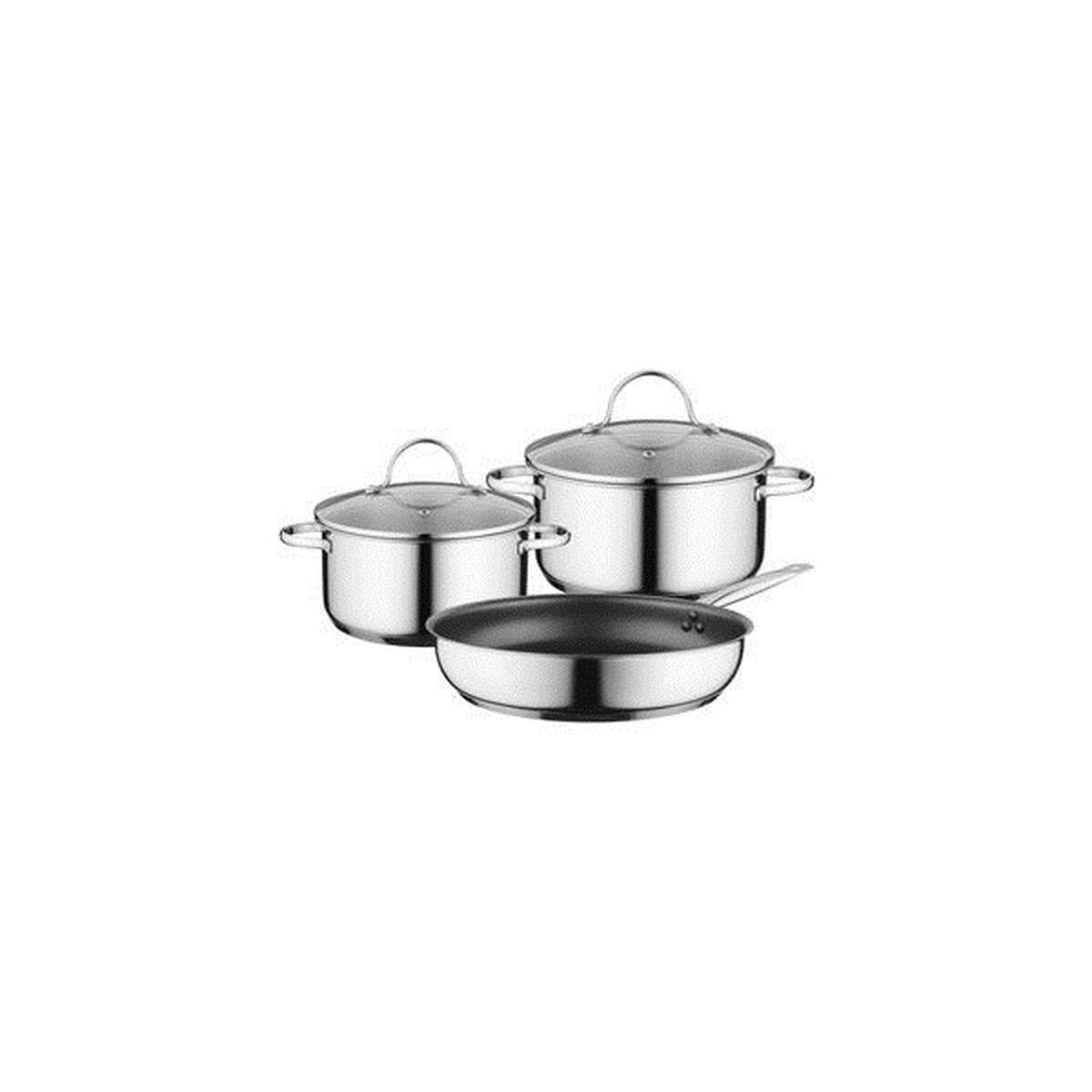 Kastrull Siemens AG HZ9SE030 Stål Rostfritt stål 3 Delar Ø 18 cm Ø 14 cm Ø 22 cm 3,6 L