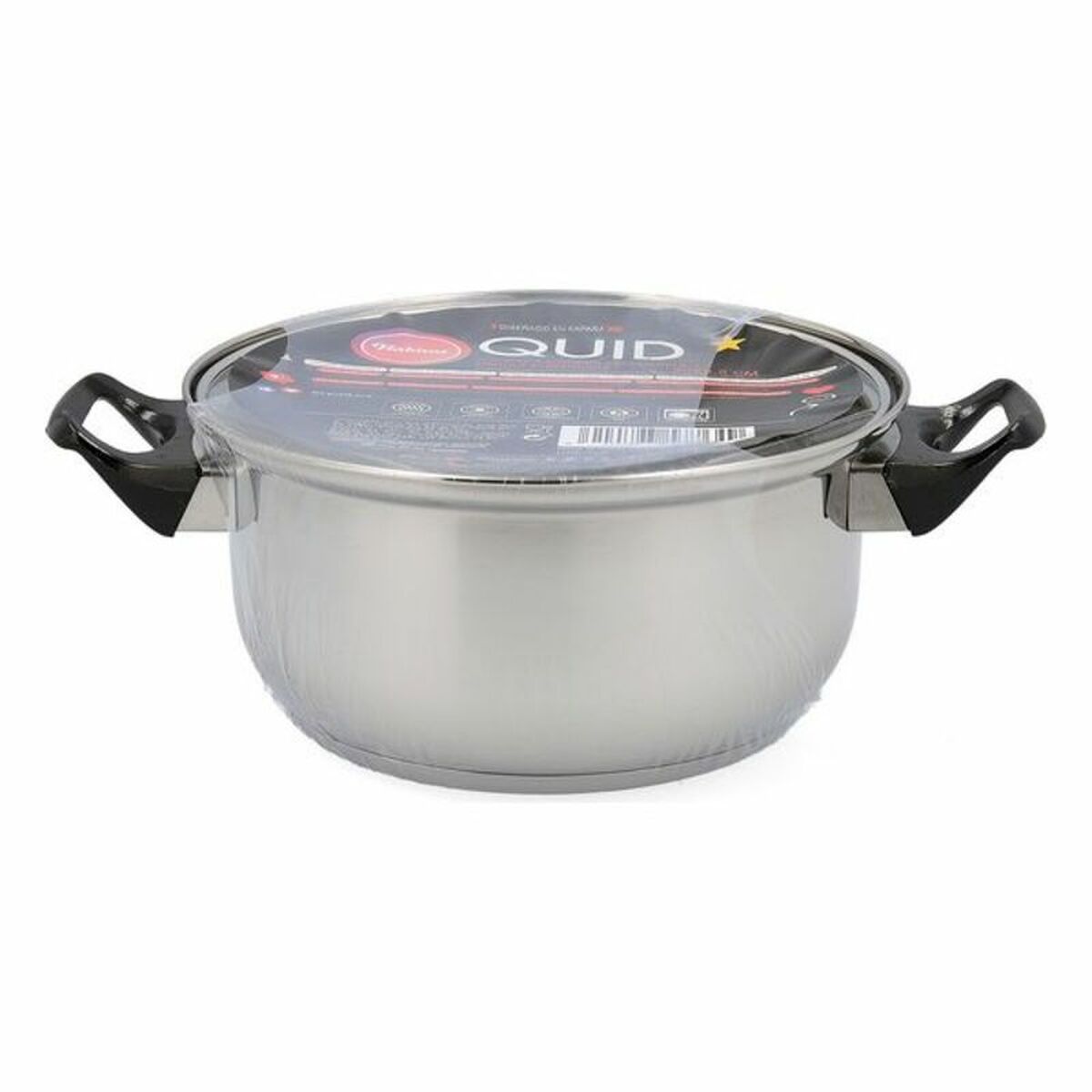 Kastrull med glaslock Quid Habitat, Mått: 24 cm - 5