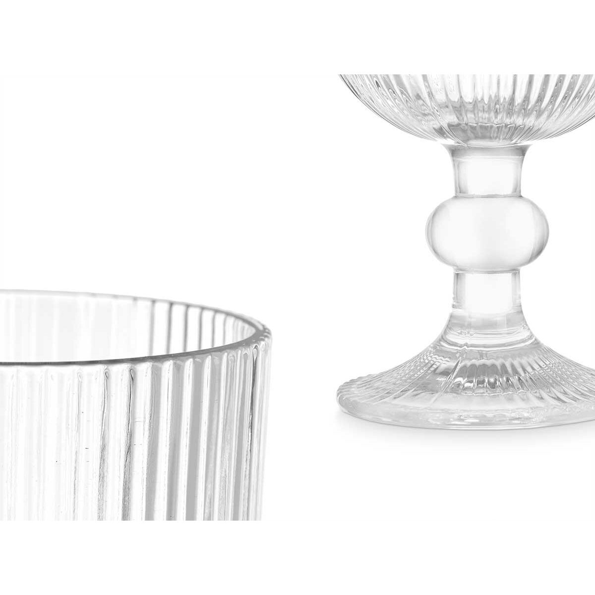 Vinglas Ränder Transparent Glas 260 ml (6 antal) - 2