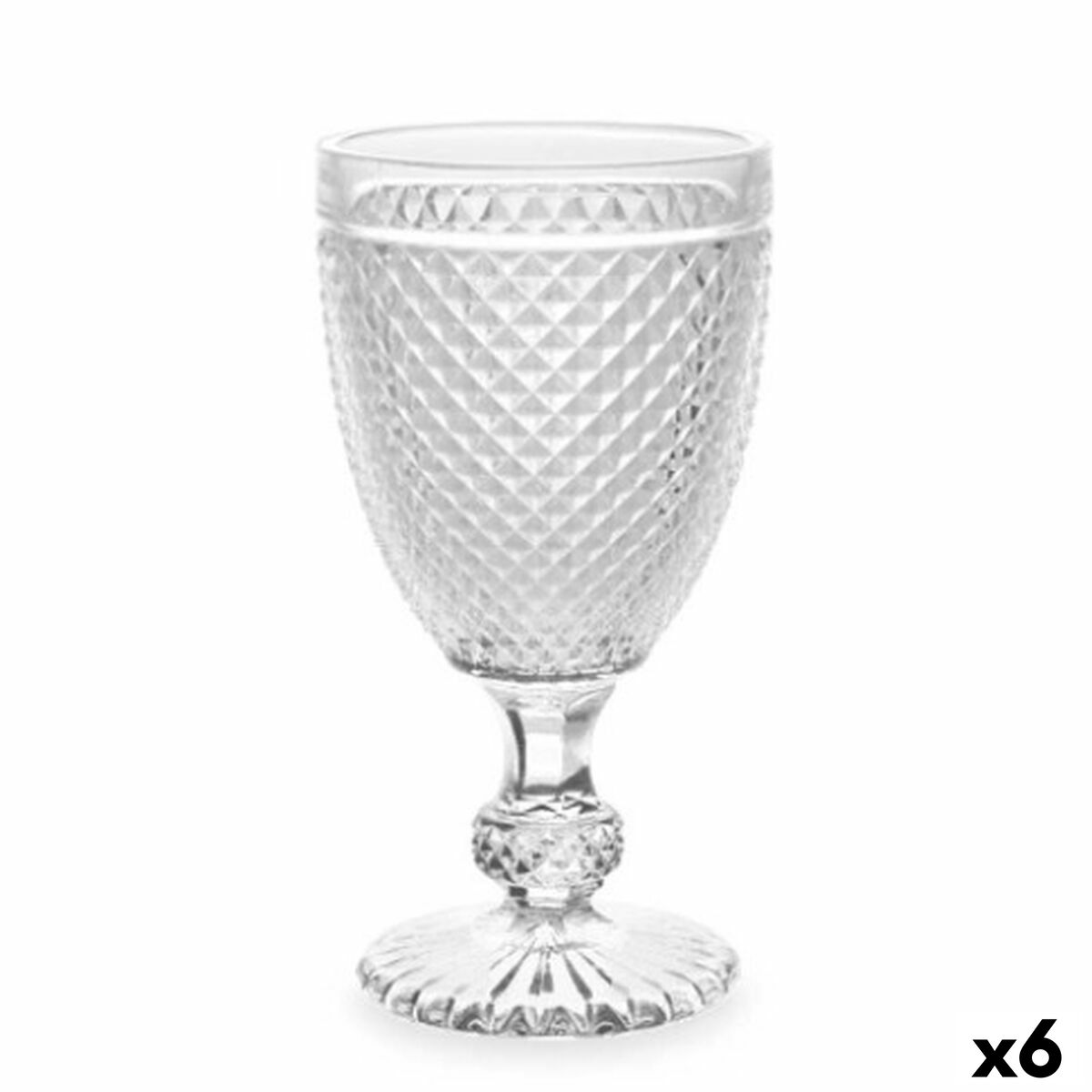 Vinglas Diamant Transparent Glas 256 ml (6 antal)