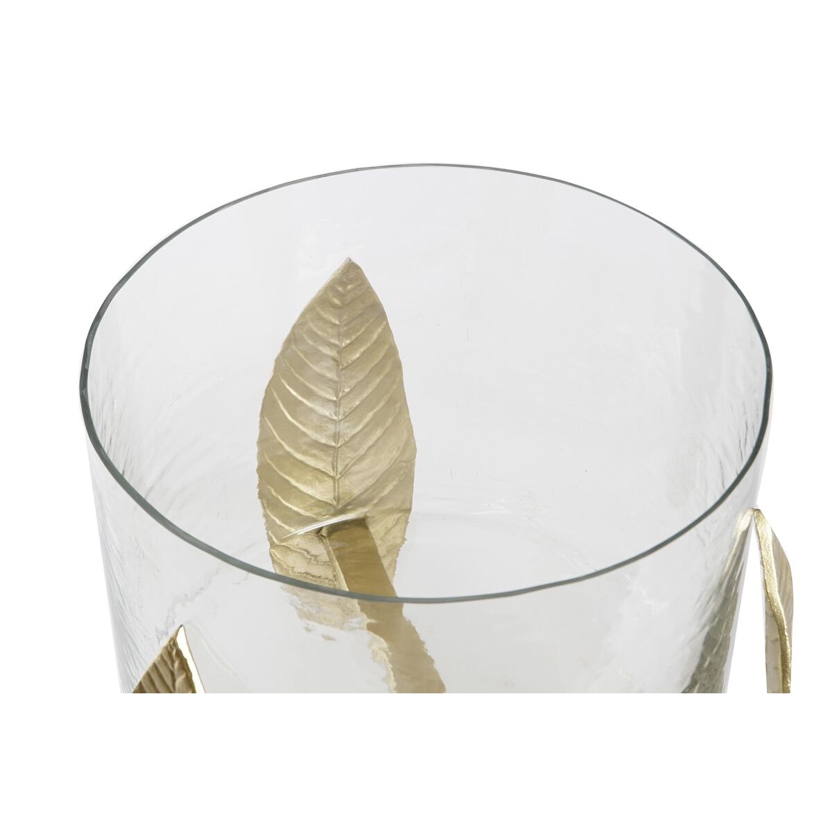 Ljusstakar DKD Home Decor Glas Aluminium (26 x 26 x 27 cm) - 3