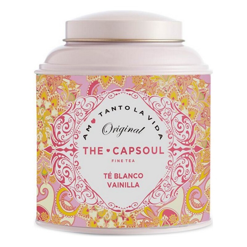 Vitt te The Capsoul Té Granel Vanilj (60 g)