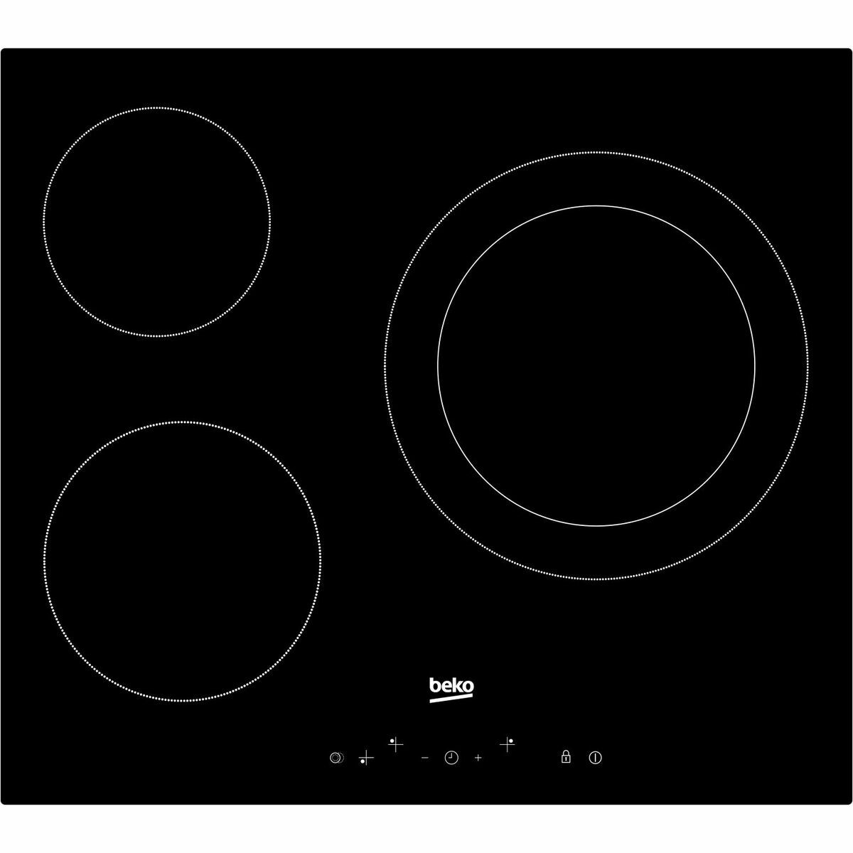 Keramisk platta BEKO HIC63402T 58 cm 5700 W