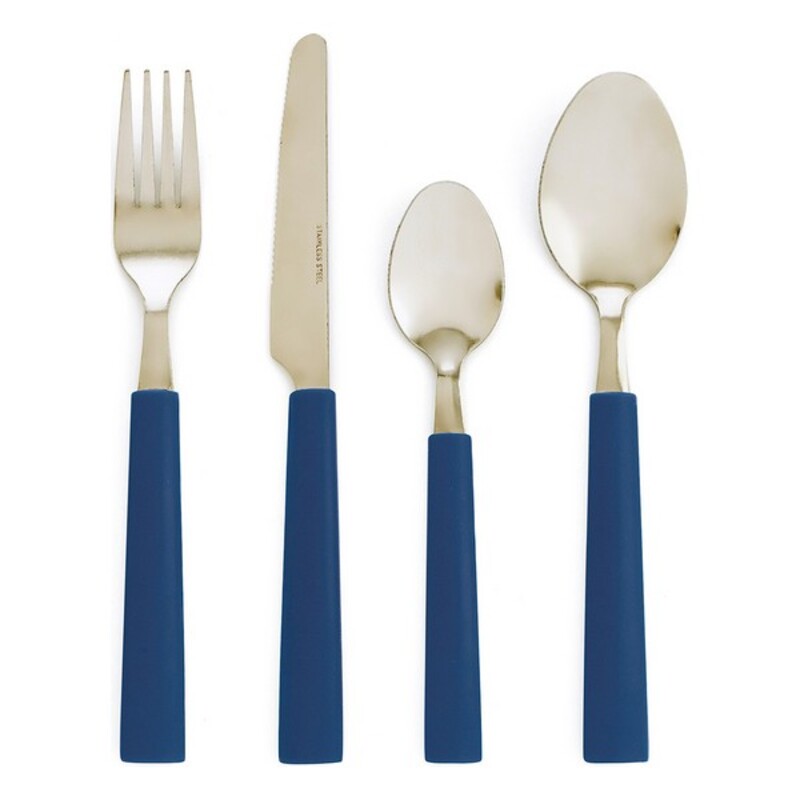 Bestick-set Quid Habitat Metall 24 Delar, Färg: Vit - 6