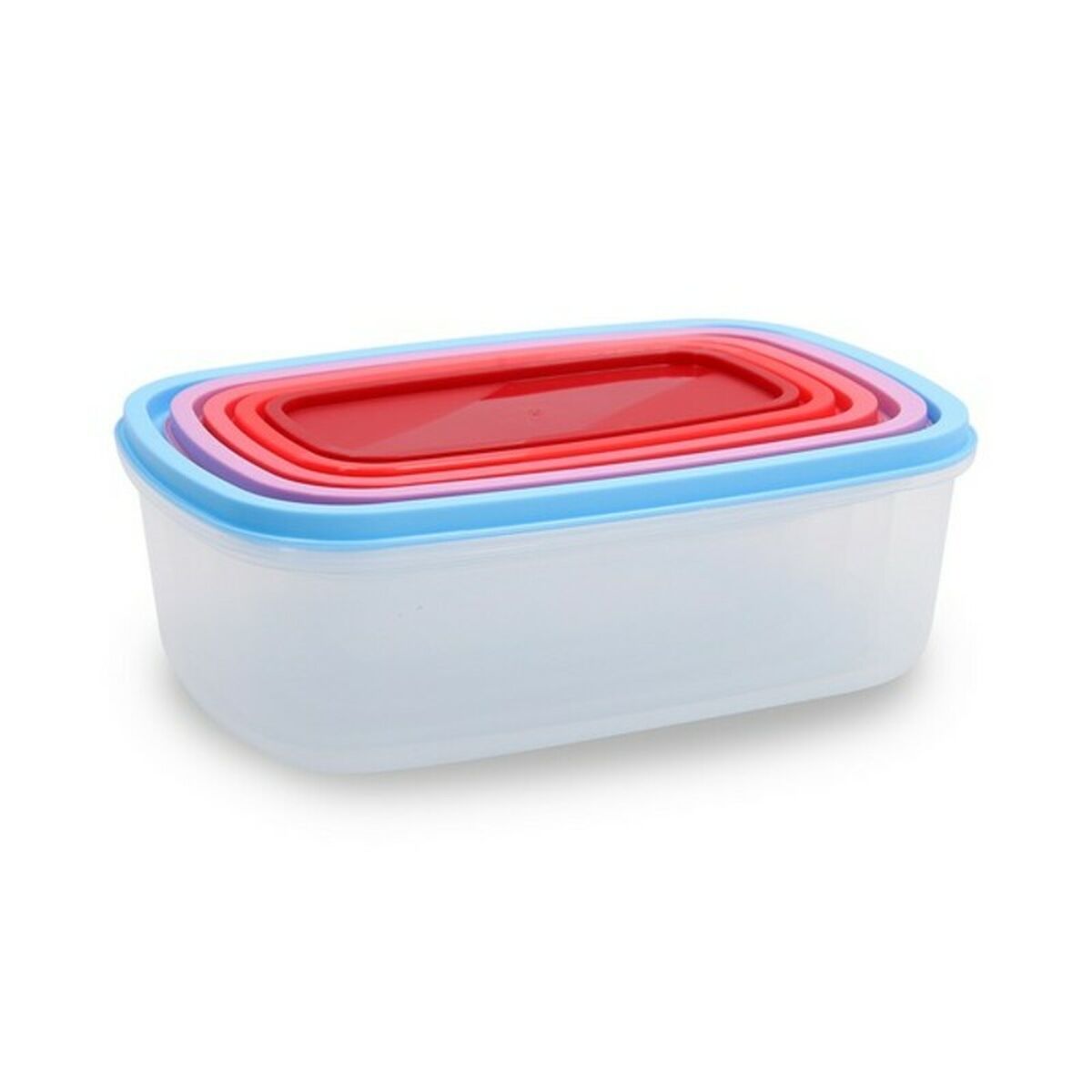 Lunchlådor, set 5 Quid Habitat Plast - 6