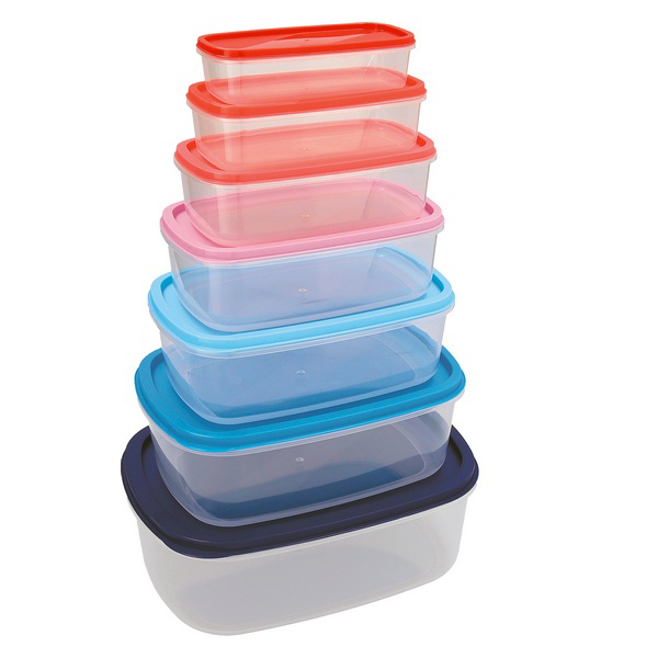 Lunchlådor, set Quid Habitat (7 pcs) Plast - 3