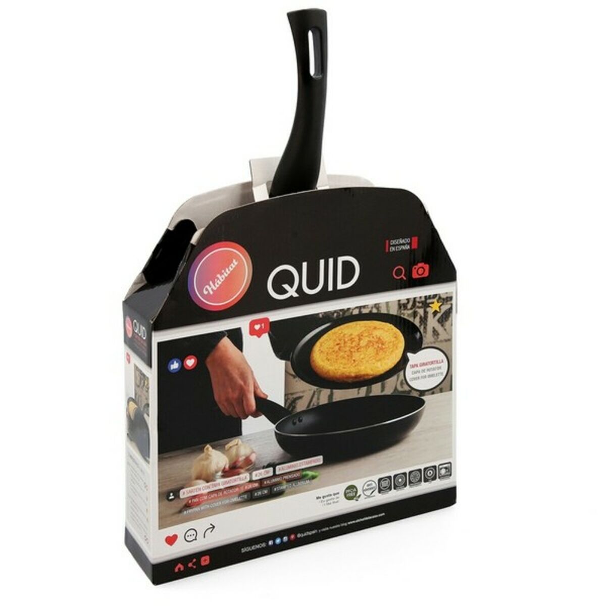 Non-stick-panna Quid Habitat Aluminium (26 cm) - 8