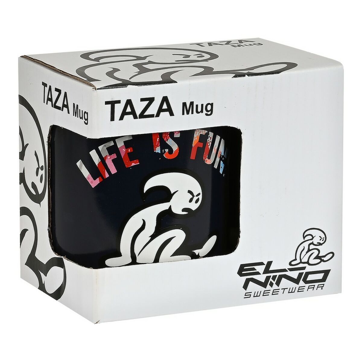 Mugg El Niño Life is fun Keramik Multicolour (350 ml) - 5