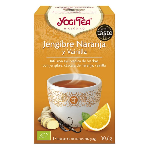 Infusion Yogi Tea Orange Vanilj Ingefära (17 x 1,8 g) - 2