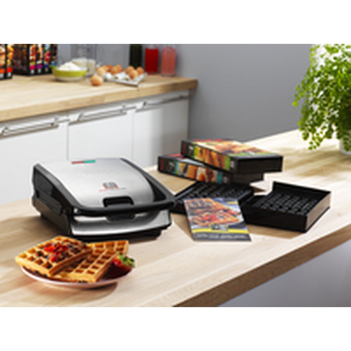 Smörgåsmaskin Tefal SW852D Svart 700 W - 2
