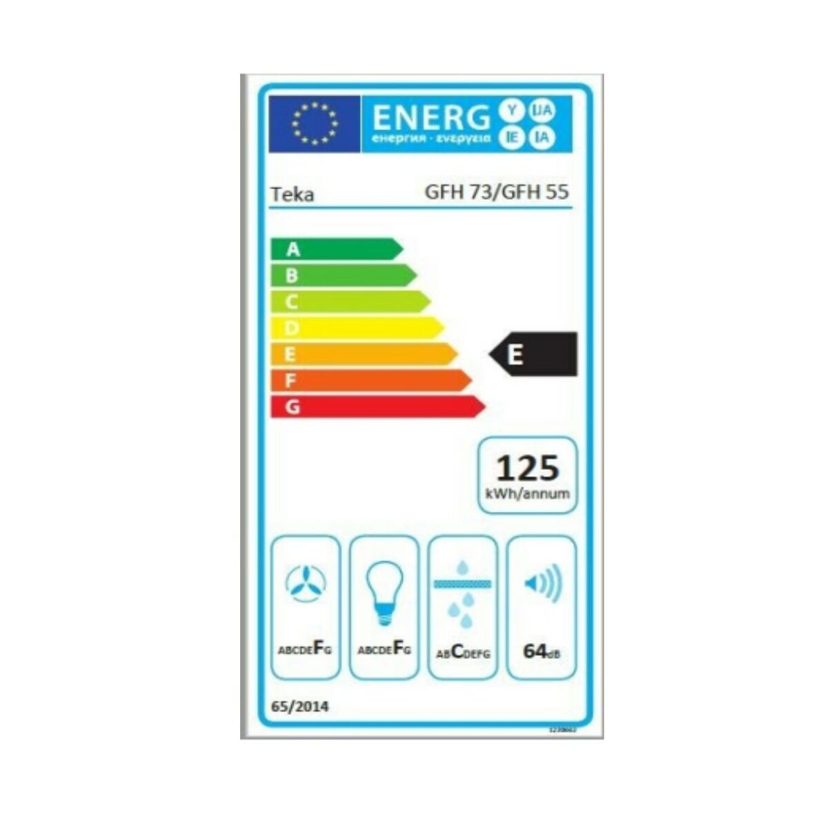 Konventionell fläkt Teka GFH 55 - 2